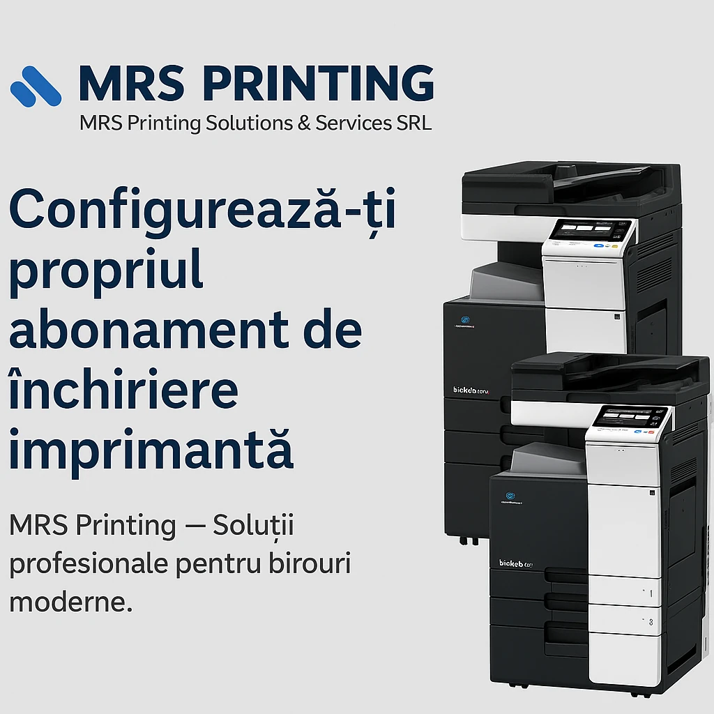 Konica Minolta Bizhub C458 – Imprimantă profesională birou | MRS